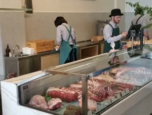 The Meatsmith retail store which is the exclusive stockist of Moffitts Farm wiltipoll sheep meat.